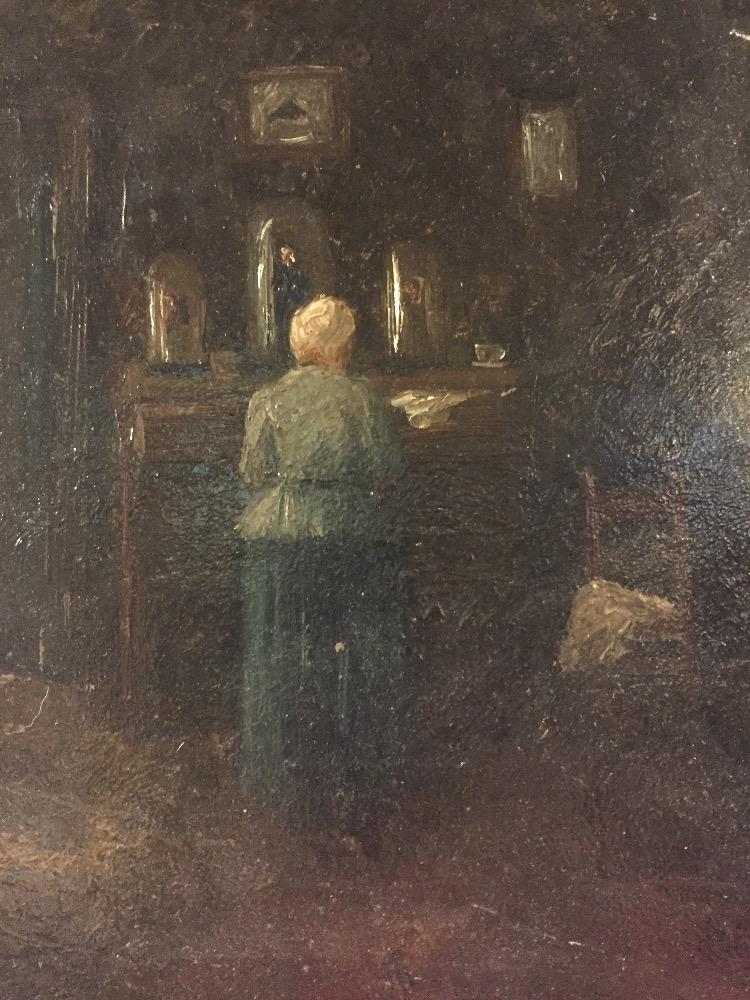 Woman in an interior