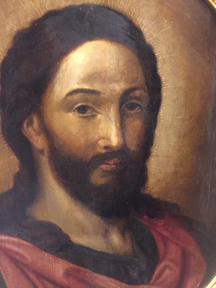Jesus (oil on panel)