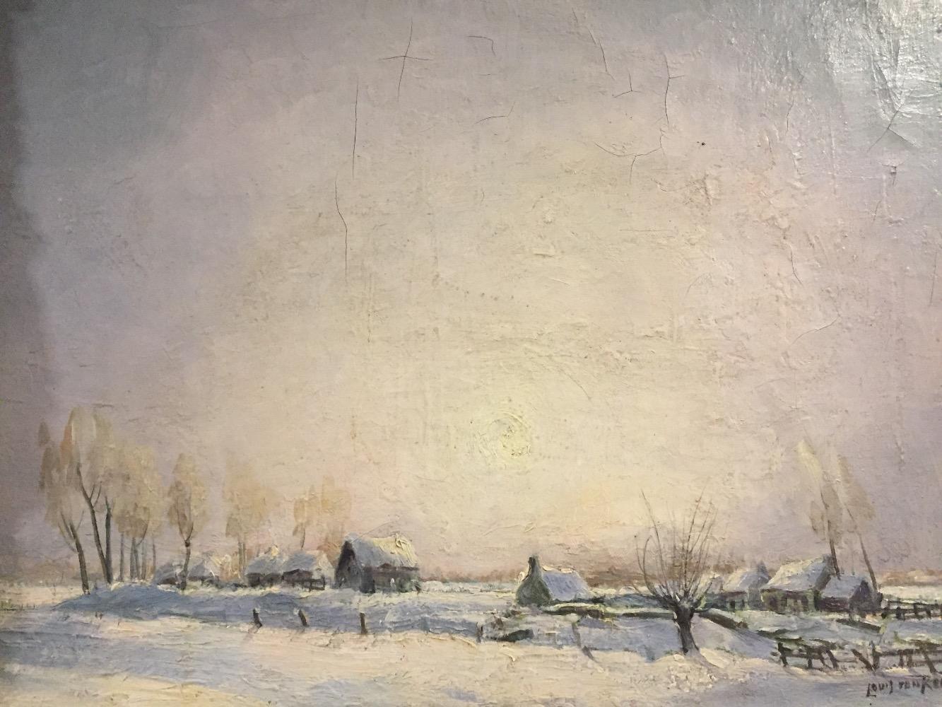 Farms in the snow