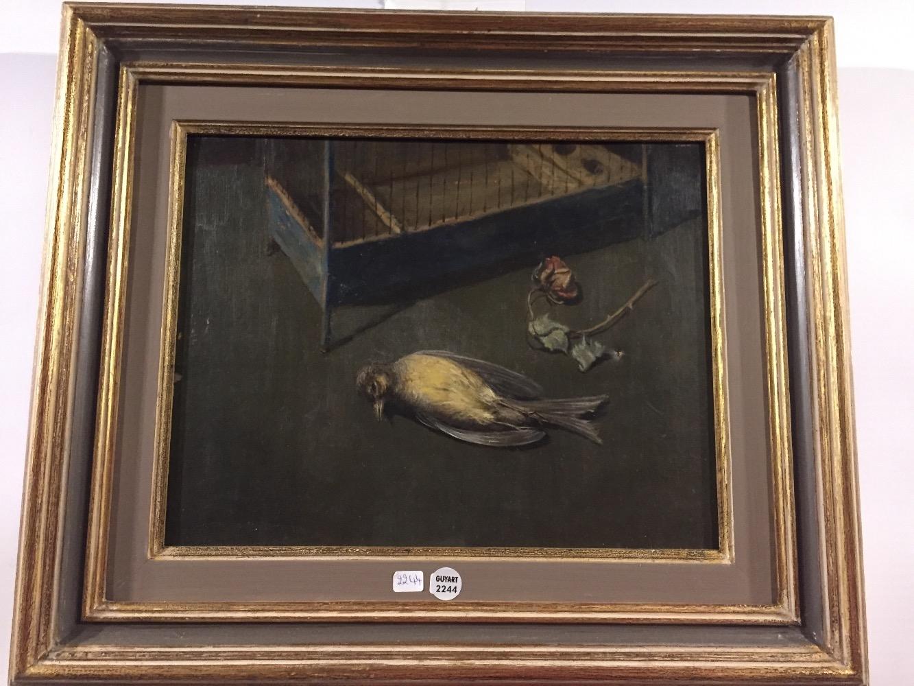 Stillife with bird