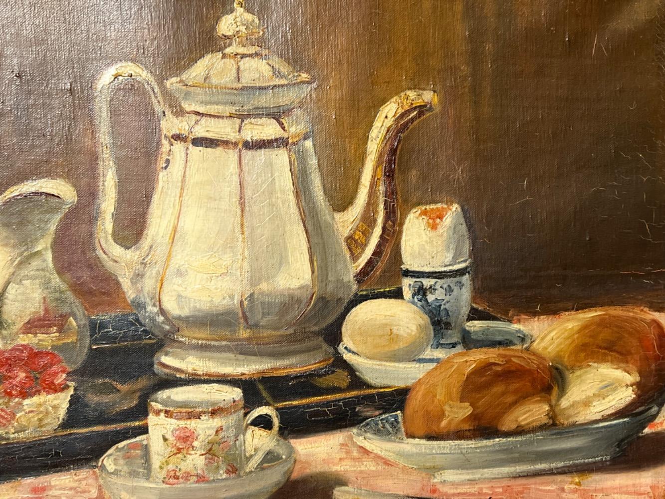 Breakfasttime ( oil on canvas)