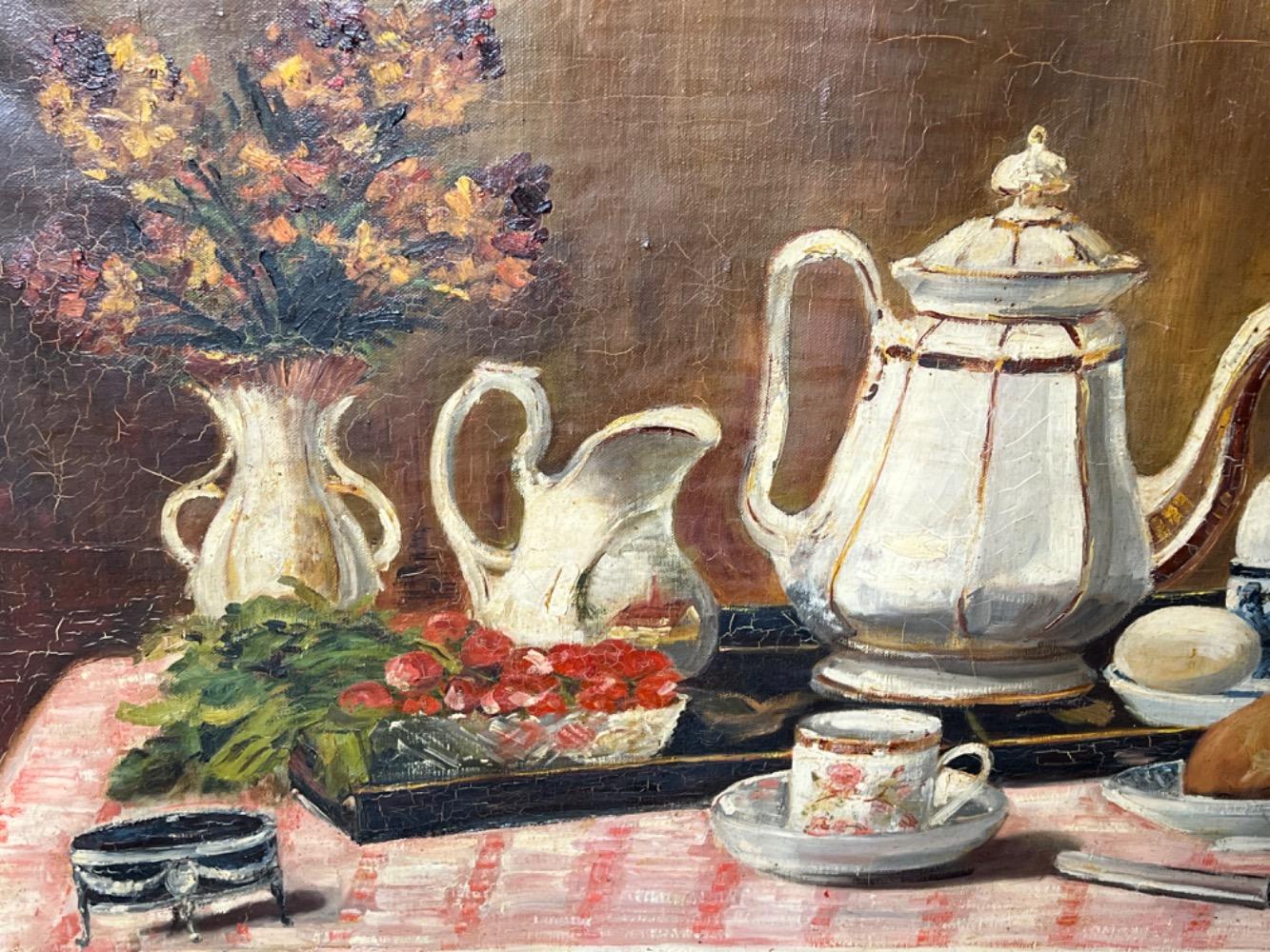 Breakfasttime ( oil on canvas)