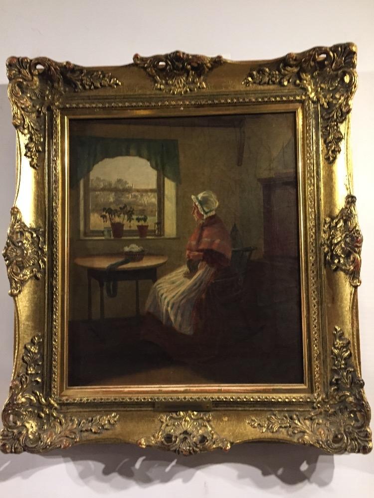 Relaxing grannie