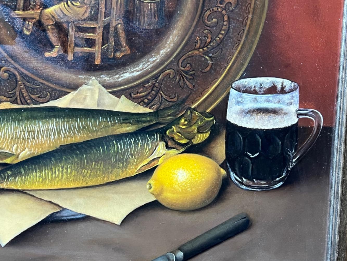 Flemish stillife ( oil on panel)