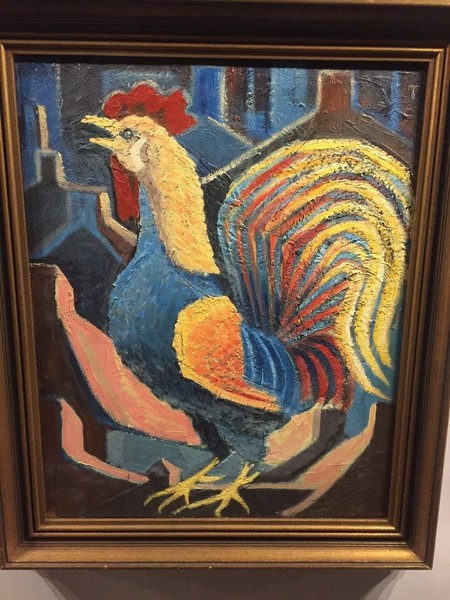 The proud rooster 