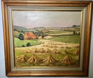 The harvest (oil on canvas )