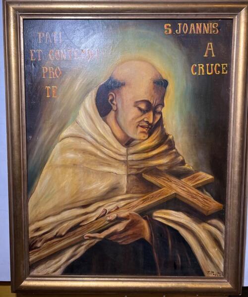 St John of the Cross ( oil on canvas)