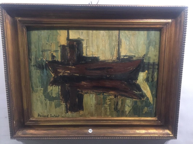 Boat in the harbour