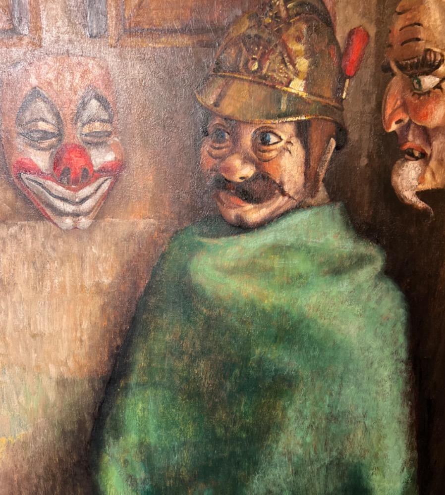 Ready for the carnival ( oil on canvas )
