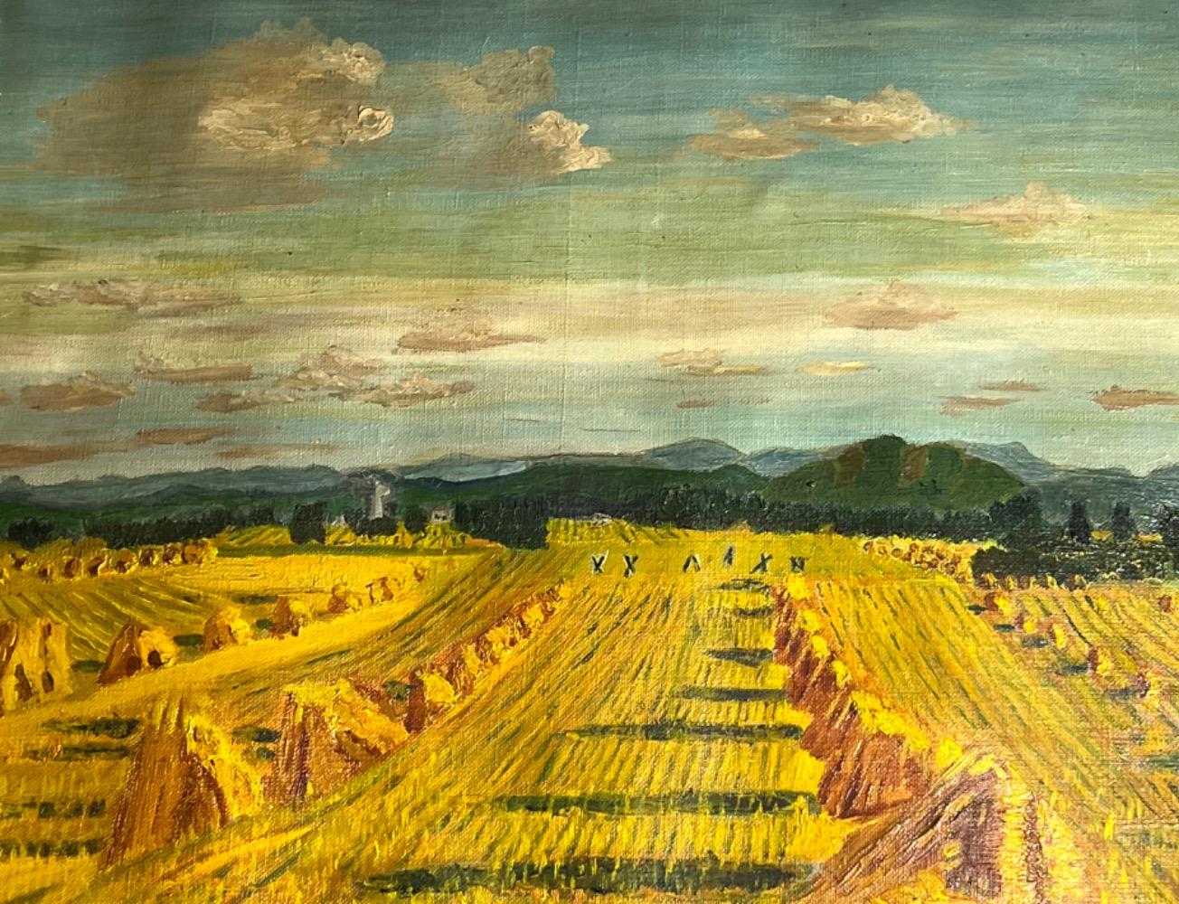 The harvest ( oil on canvas)