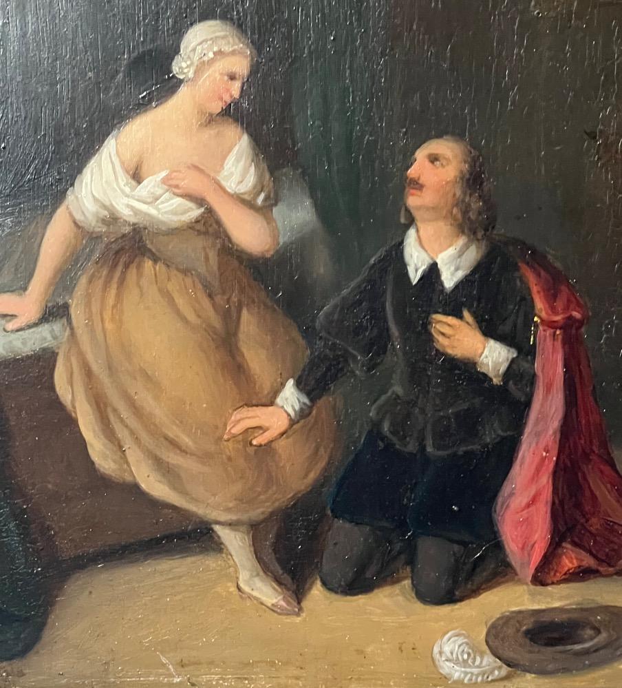 The proposal ( oil on panel )