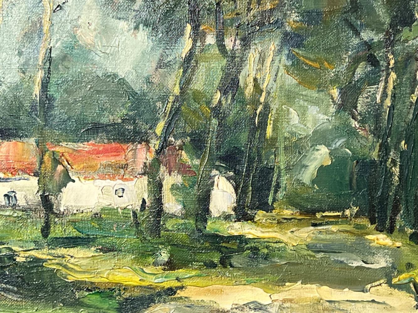 The way to the farm ( oil on canvas )