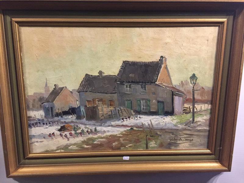 Farm in the winter 