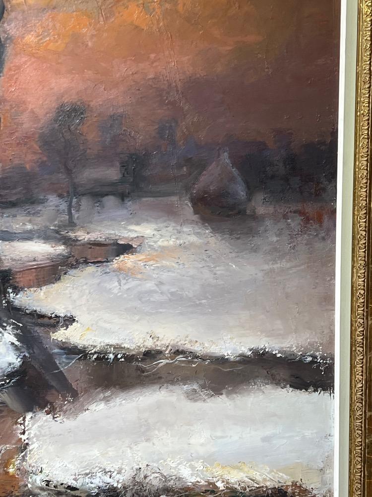 Wintertime ( oil on canvas )