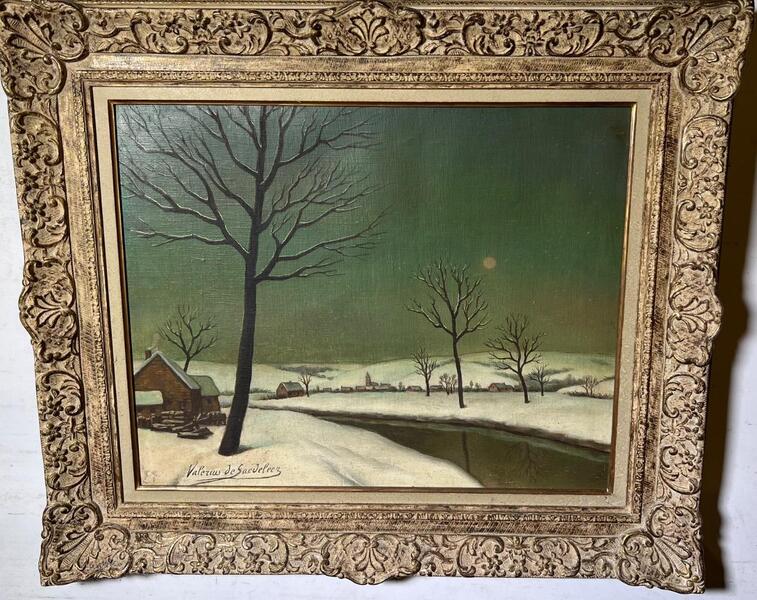 Wintertime ( oil on canvas )